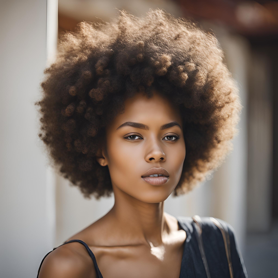 coupe de cheveux femme noire afro naturel