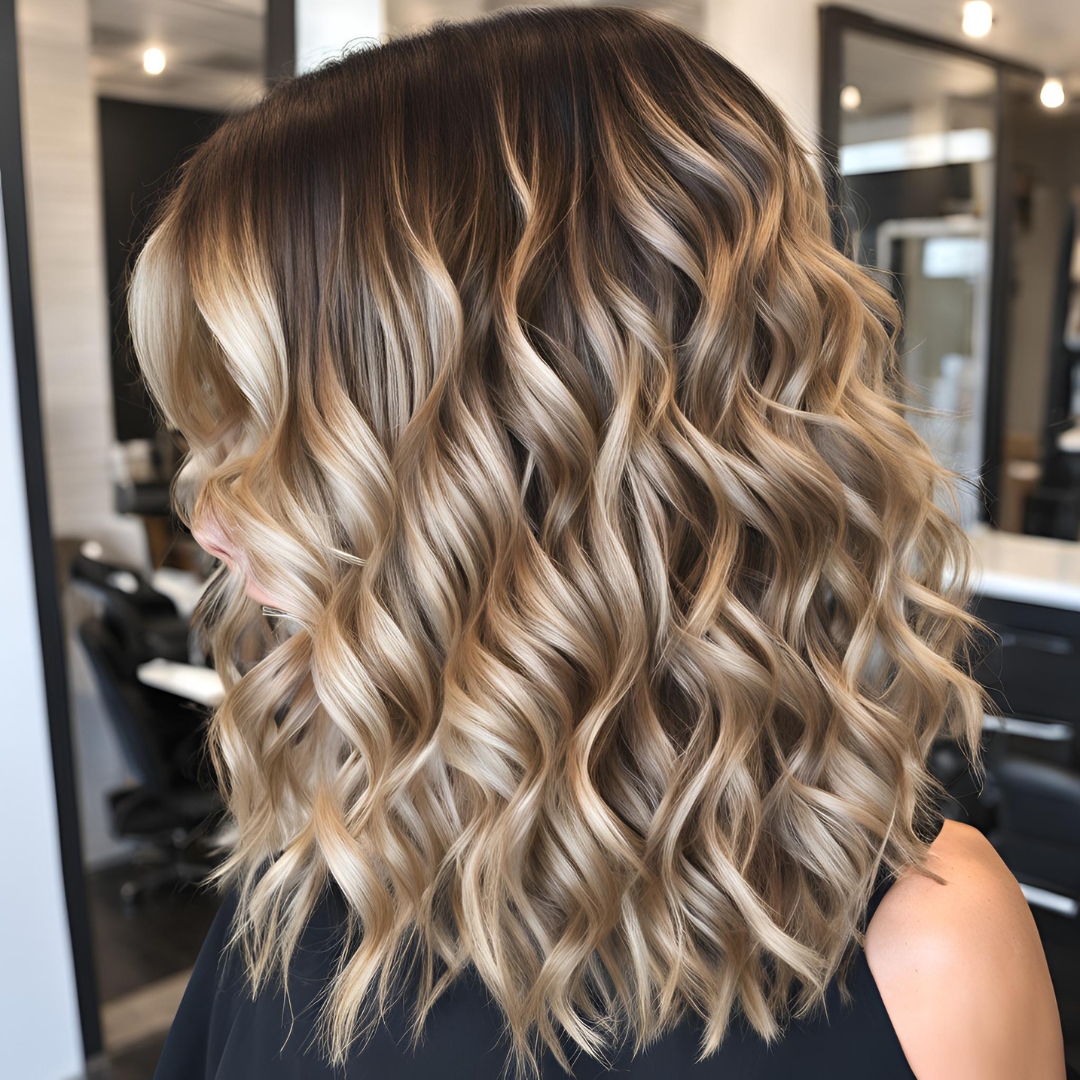 coupe cheveux femme style vague de plage