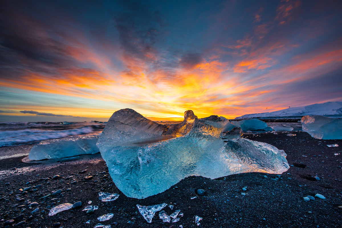 Diamond beach en Islande