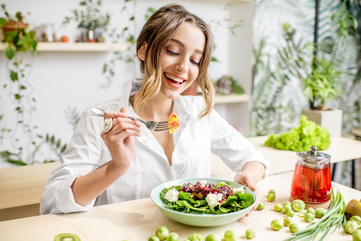 bon repas pour femme healty