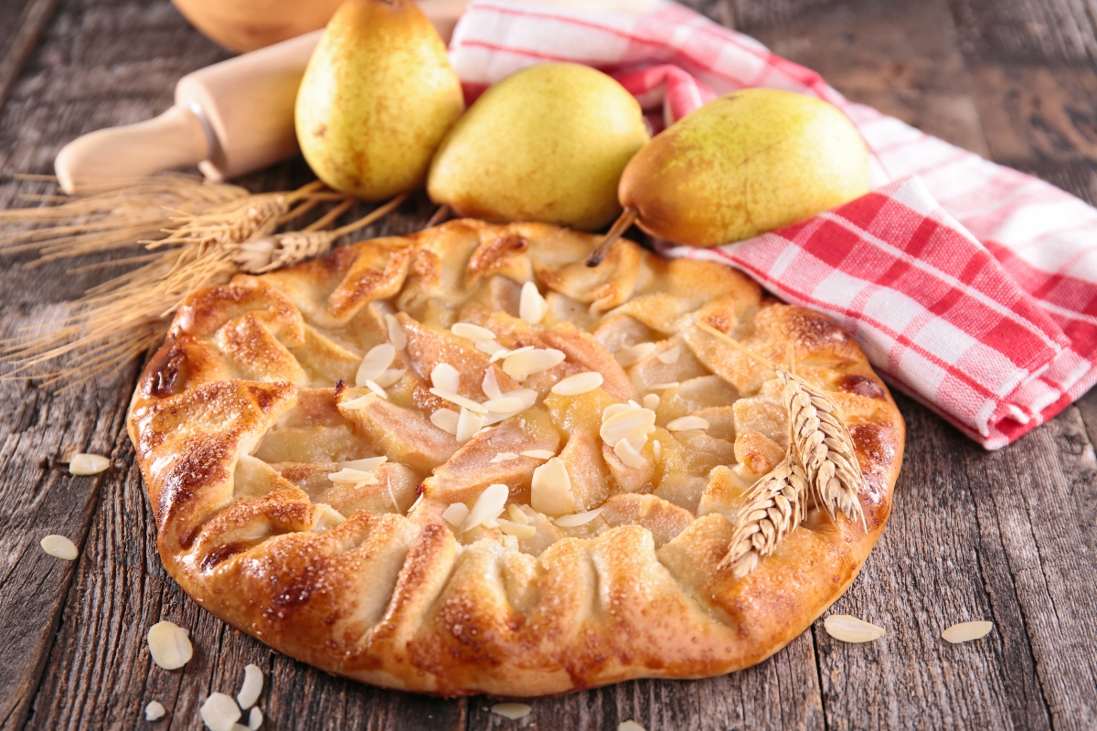 recette Gâteau aux poires et aux amandes